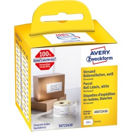Avery Zweckform AS0722430 white shipping labels 54x101 mm