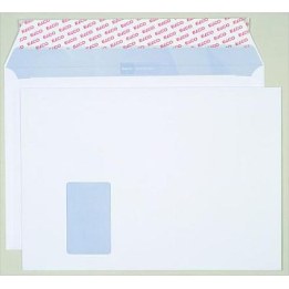DIN C4 envelopes with windows, self-adhesive