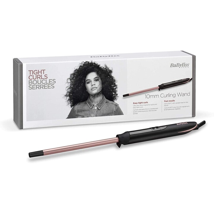 BaByliss Tight Curls Curling Iron Hot Black, Copper 2,5 m
