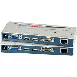Prolunga Smart KVM tramite RJ-45, VGA e USB