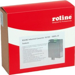 Roline 21.13.1142 convertitore industriale RJ-45, ST nero