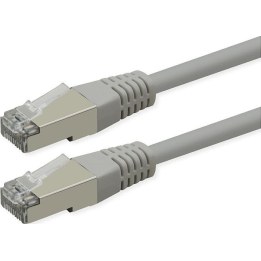 KAB ROLINE Cat.6 Class E PoE S/FTP PiMF patch cable, grey, 20m