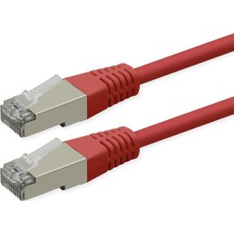 KAB ROLINE Cat.6 Class E PoE S/FTP PiMF patch cable, red, 7m