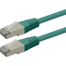 KAB ROLINE Patchkabel Cat.6 Class E PoE S/FTP PiMF grün 20m