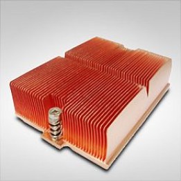 Inter-Tech A-2 disipador CPU pasivo 1U cobre