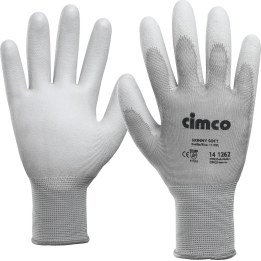 Cimco 141260, workshop gloves, grey, L