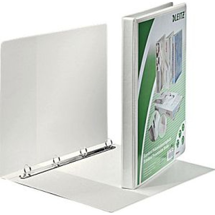 LEITZ Presentation Ring Binders, 4-ring, DIN A4, 2.9 cm, white