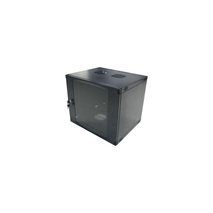 Logilink 19" Wall-Mount Single-Section Box 15U, Flat Pack, black