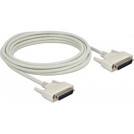 Cable serie D-Sub de 25 pines, conector a conector, 5 m