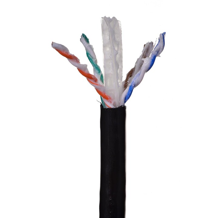 Alantec KIU6OUTZ305 Netzwerkkabel 305 m Cat6 U/UTP (UTP) Schwarz