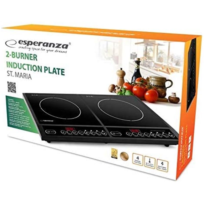 Esperanza EKH008 hob Black Countertop With induction hob 2