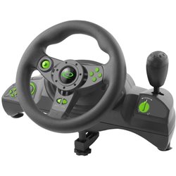 Esperanza EGW102 mando y volante PC,Playstation 3 Digital USB Negro, Verde