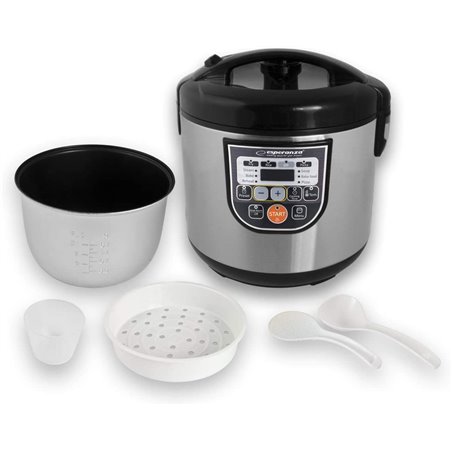 Esperanza EKG011 Multicooker Cooking 5 L 860 W Nero, Metallizzato