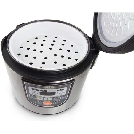 Esperanza EKG011 Multicooker Cooking 5 L 860 W Nero, Metallizzato