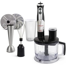 Esperanza EKM004 licuadora 0,6 L Batidora de inmersión Negro, Plata, Transparente 800 W