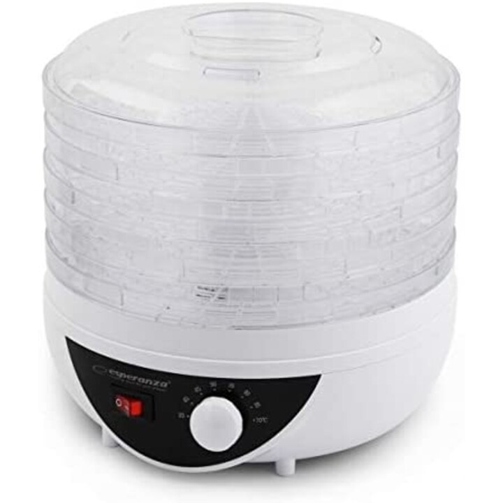 Disidratatore alimentare Esperanza EKD002 Nero,Trasparente,Bianco 250 W
