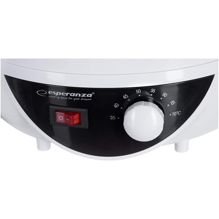 Disidratatore alimentare Esperanza EKD002 Nero,Trasparente,Bianco 250 W