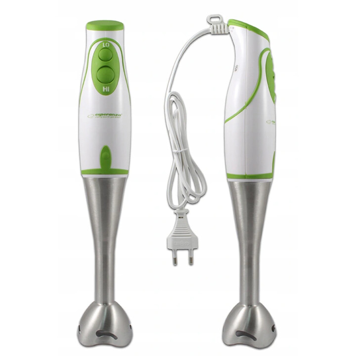 Liquidificador Esperanza EKM003G 0,75 L Liquidificador de Imersão Verde, Branco 450 W
