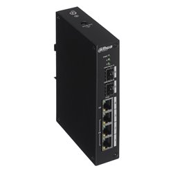 Dahua Europe PFS3206-4P-96 commutateur réseau Géré L2 Fast Ethernet (10/100) Noir Connexion Ethernet, supportant l'alimentation 
