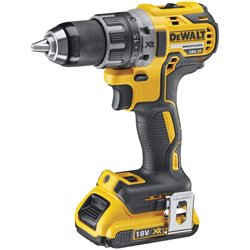 DeWALT DCD791D2-QW taladro Sin llave Negro, Amarillo 1,5 kg