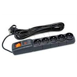 HSK DATA Acar F5 1.5m multiple base 1.5m 5 AC outlets Indoor / outdoor Gray