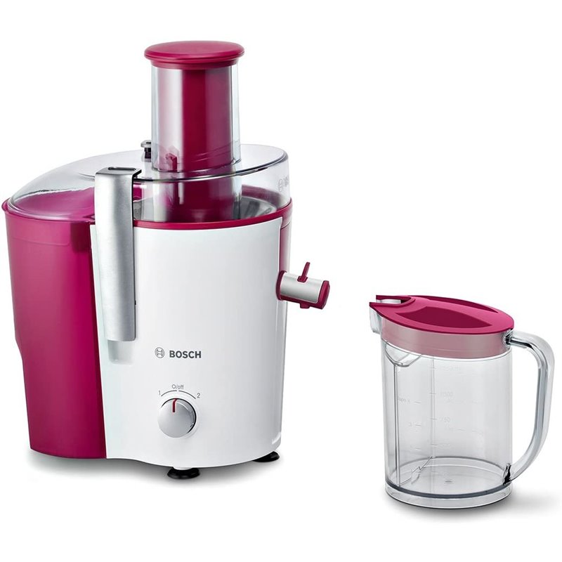 Bosch MES25C0 presse-agrumes Centrifugeuse Cerise, Transparent, Blanc 700 W