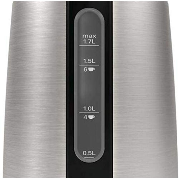 Bosch TWK3P420 tetera eléctrica 1,7 L Negro, Acero inoxidable 2400 W