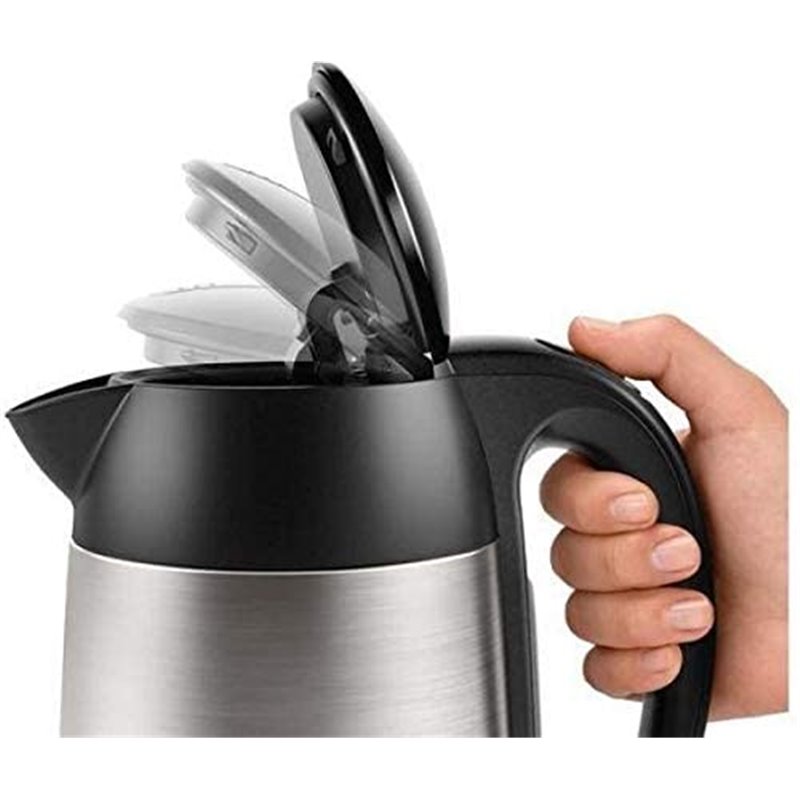 Bosch TWK3P420 tetera eléctrica 1,7 L Negro, Acero inoxidable 2400 W