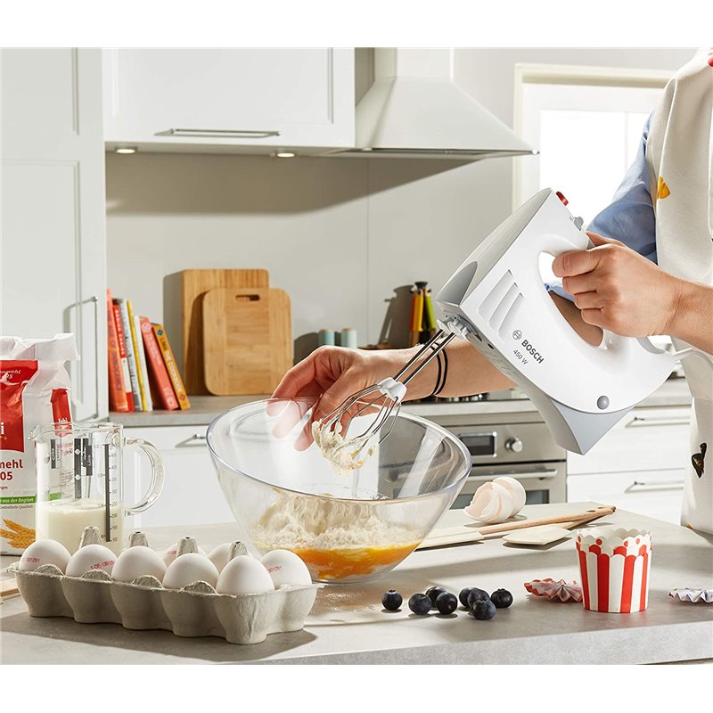 Bosch MFQ3540 batidora Batidora de mano Gris, Blanco 450 W