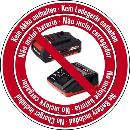 Einhell TE-VC 18 Li - Solo aspirateur de table Sans sac Noir, Rouge