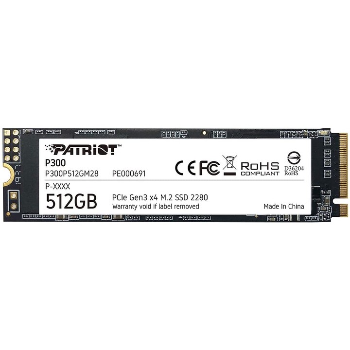 Patriot P300 M.2 Pci-Ex4 Nvme 512 Gb Ssd