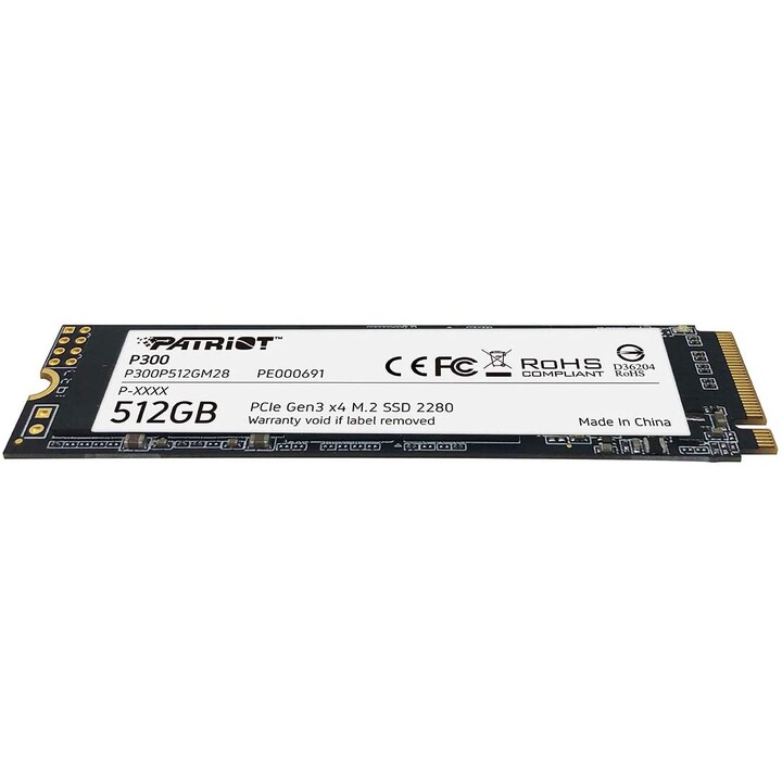 Patriot P300 M.2 Pci-Ex4 Nvme 512 Gb Ssd