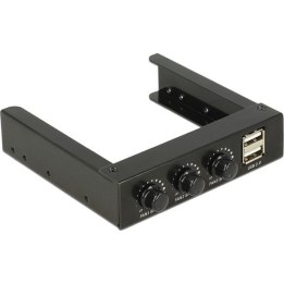 Front Panel 3.5" 2 x USB 2.0 und Lüftersteuerung