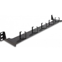 19" LWL-Rangierpanel, 1 HE, schwarz