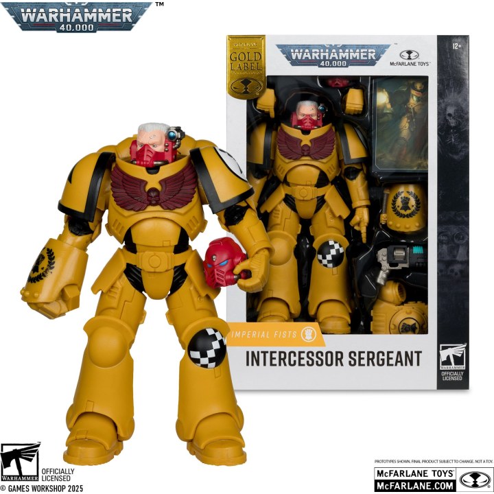 McFarlane Warhammer Intercessor Sergeant-Figur, 7 Zoll