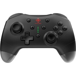 Deltaco GAM-183 kabelloses Gamepad für Switch, PC und Mobilgeräte, schwarz