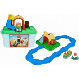 Set da gioco Spinmaster Mighty Express Farmbahnhof con Farm-Frieda