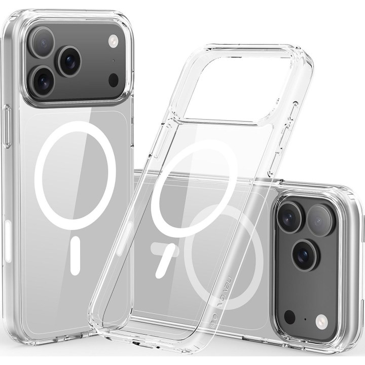 Nevox StyleShell SHOCKFlex (transparente, para iPhone 17 Pro, compatível com MagSafe)