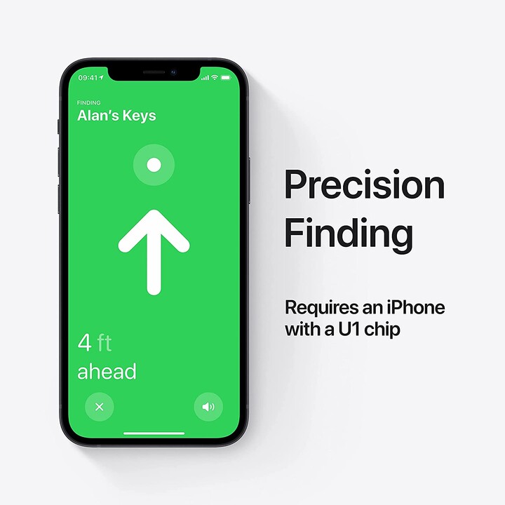 Apple AirTag 1 pc Branco Prata