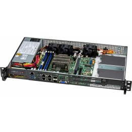 Supermicro Mini-1U X12SDV-4C-SP6F Barebone Server, 4x2.5", 200W