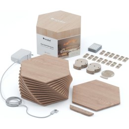 NANOLEAF Elements Hexagons Starter Kit, 13 Stück, Holzoptik
