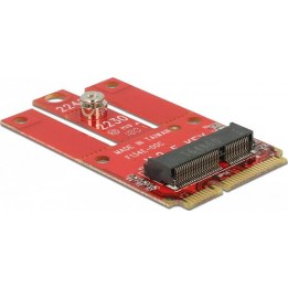 DELOCK Adapter Mini PCIe > M.2 Key E Slot