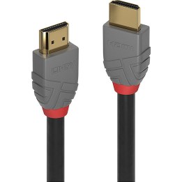 LINDY HDMI High-Speed Cable, Anthra Line, 0.5m