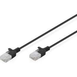 CAT 6 U-UTP Slim patch cable, 3 m, black
