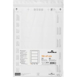 Insert labels for label pockets, 6.7 x 15.0 cm