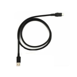 Cabo Zebra CBL-TC5X-USBC2A-01 USB-C para USB-A de carregamento e sincronização, 1,5 m, USB 2.0, 2,4 A, compatível com TC51/TC52/
