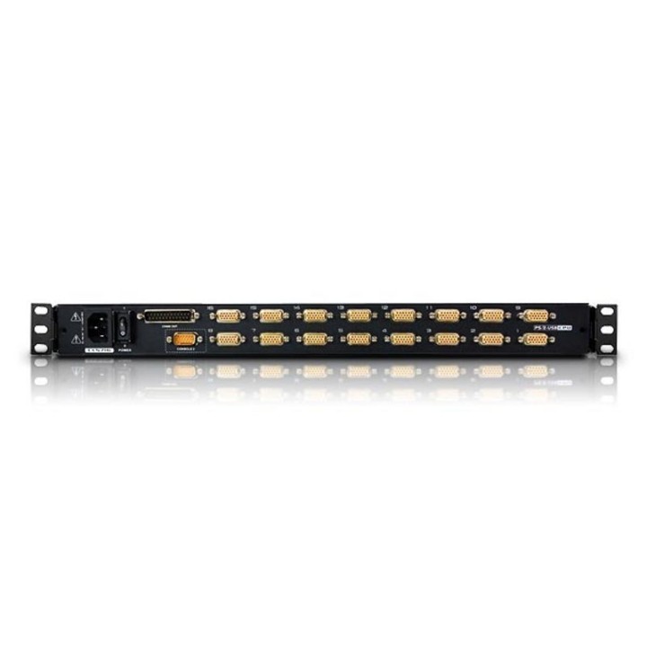 Aten CL5716M Consola LCD KVM de 17" e 16 portas, preto