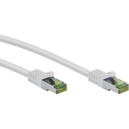 Goobay GHMT-certified CAT 8.1 5m patch cable, S/FTP (PiMF), white