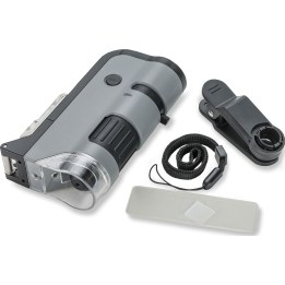 Carson MicroFlip 100x – 250x LED Pocket Microscope