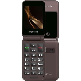 Telemóvel MyPhone Harmony 2,8 polegadas + 1,44 polegadas - 4G - castanho